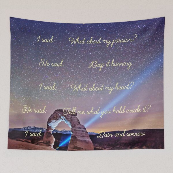 Item preview, The Wound Is The Place Where The Light Enters You - Rumi Double Arch Photography by OLena Art designed and sold by Rocky Mountain Artistry.