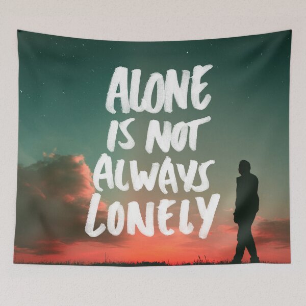 Item preview, ALONE IS NOT ALWAYS LONELY designed and sold by Skyler Orion X.