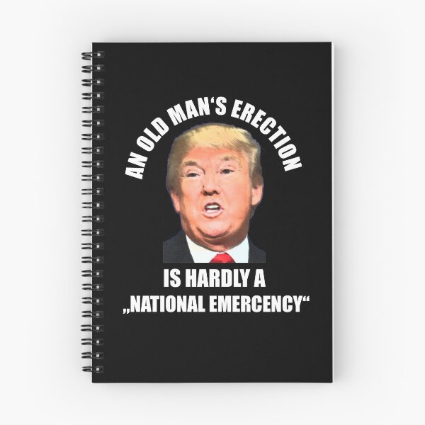 Item preview, Border Wall Opposition Government Shutdown Anti-Trump Shirt - AN OLD MAN'S ERECTION IS HARDLY A NATIONAL EMERCENCY designed and sold by theshirtinator.