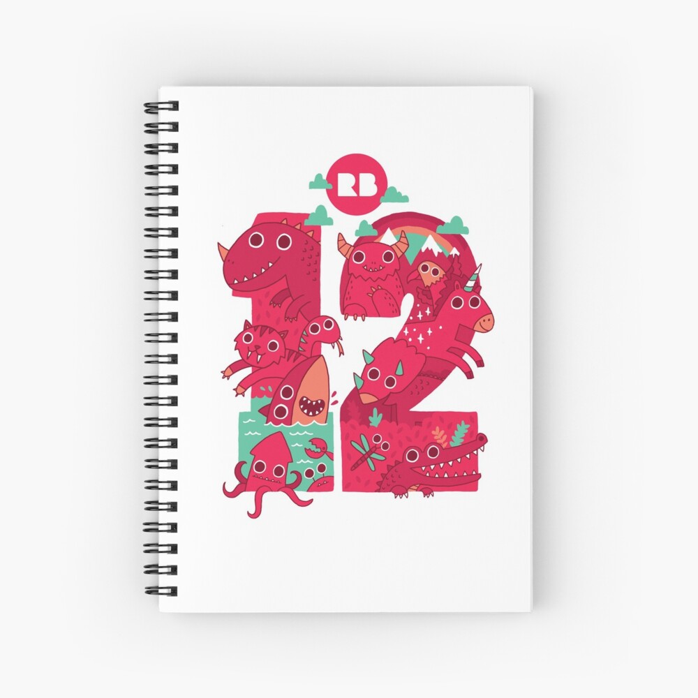 Item preview, Spiral Notebook designed and sold by DinoMike.