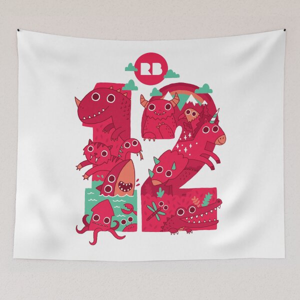 Item preview, Redbubble's 12th Birthday designed and sold by DinoMike.