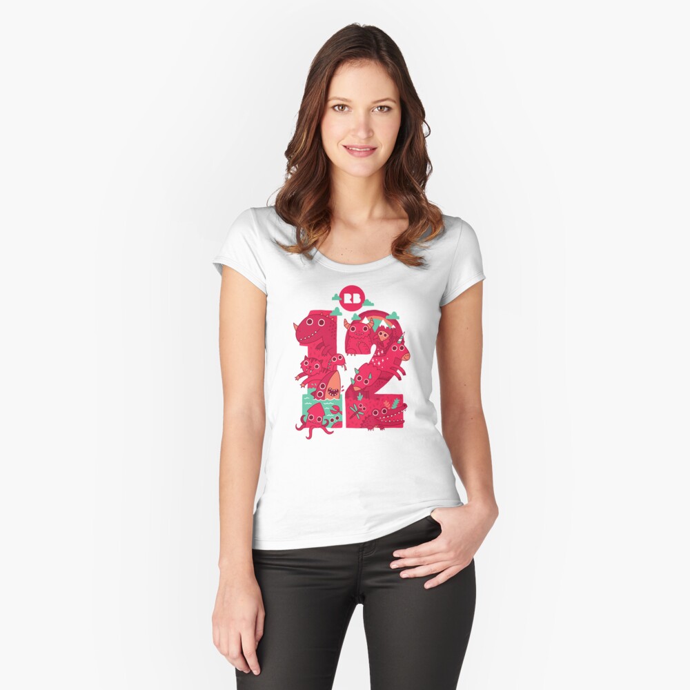 Item preview, Fitted Scoop T-Shirt designed and sold by DinoMike.