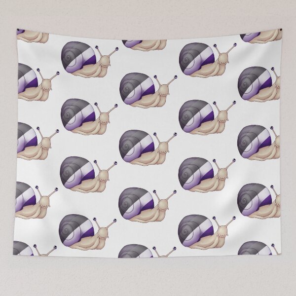 Item preview, Asexual Pride Snail designed and sold by PrideSnails.