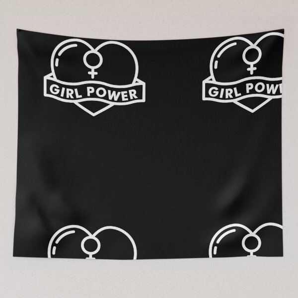 Item preview, Girl Power Heart Strong Woman designed and sold by Logic72.