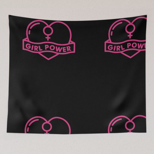 Item preview, Girl Power Heart Strong Woman designed and sold by Logic72.