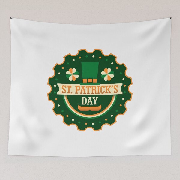 Item preview, St Patrick's Day Modern Shamrock Green Irish designed and sold by livianasgifts.