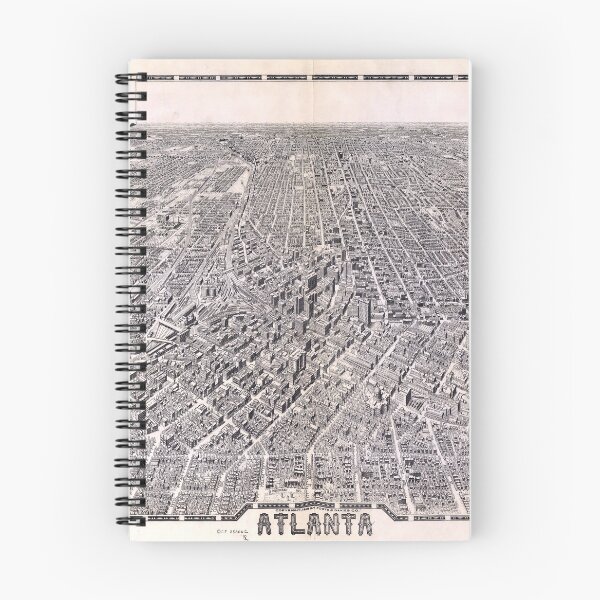 Item preview, Aerial View Map of Atlanta Georgia (1919) designed and sold by allhistory.