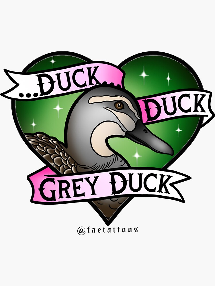 Duck Duck Grey Duck Kids T-Shirt for Sale by timothy-fletch