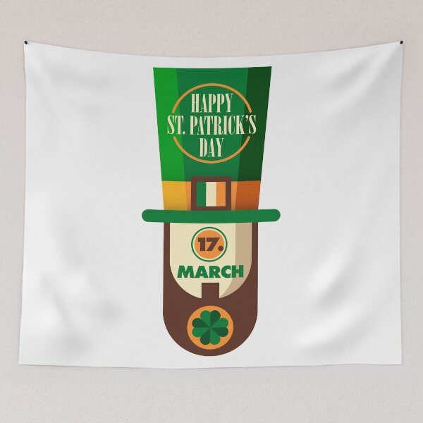 Item preview, St Patrick's Day Modern Shamrock Green Irish designed and sold by livianasgifts.