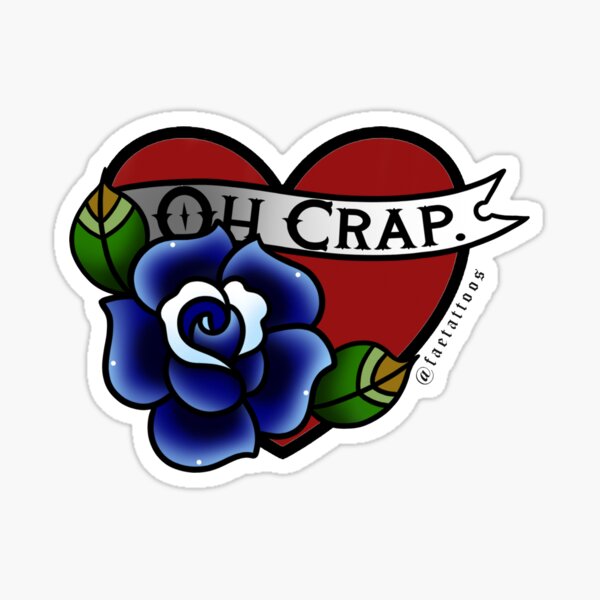 Oh Crap Stickers | Redbubble