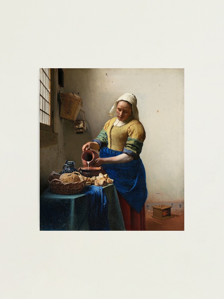 Het melkmeisje (The Milkmaid) by Johannes Vermeer (c. 1660