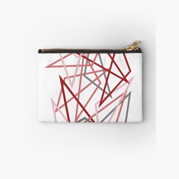 Item preview, abstract grey and red triangles designed and sold by CREATINERY.