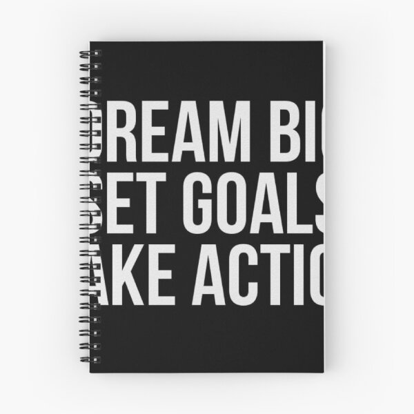 Item preview, Dream Big Set Goals Take Action Motivational Quote  designed and sold by RBEnt.