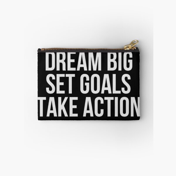 Item preview, Dream Big Set Goals Take Action Motivational Quote  designed and sold by RBEnt.