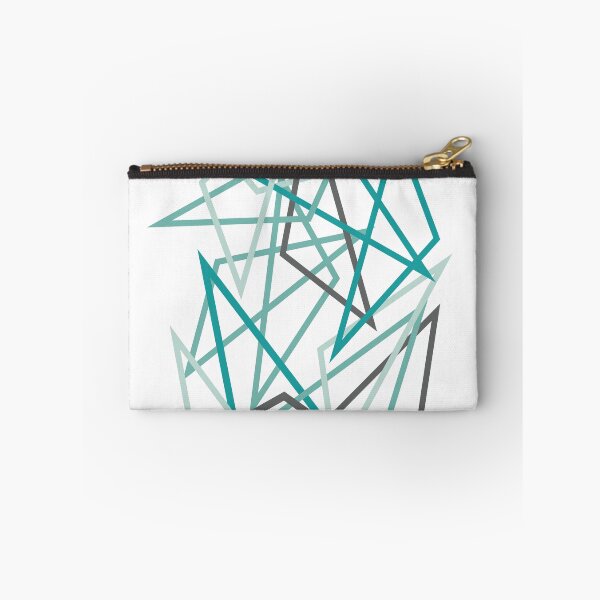 Item preview, abstract grey and green triangles designed and sold by CREATINERY.