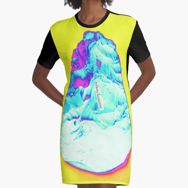 Thermal Invert Graphic T-Shirt Dress