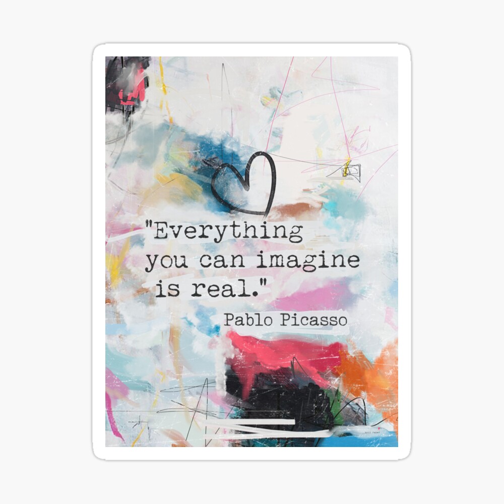 Everything You Can Imagine Is Real print by THE USUAL DESIGNERS