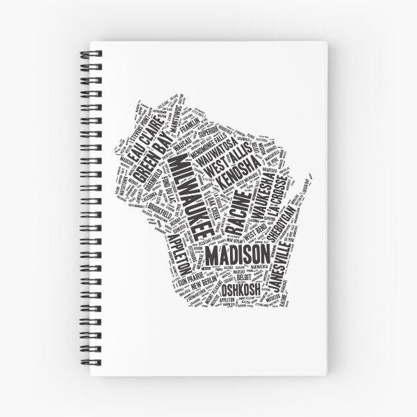 Item preview, Top Wisconsin Cities Collage  designed and sold by WearWisco.