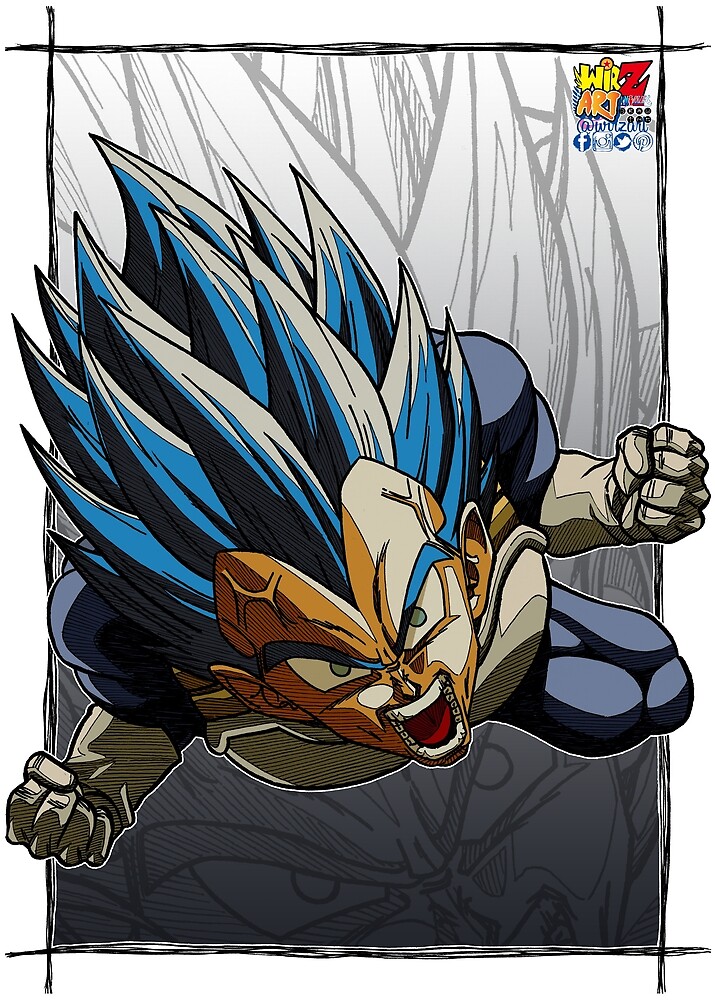 blue evolution vegeta manga