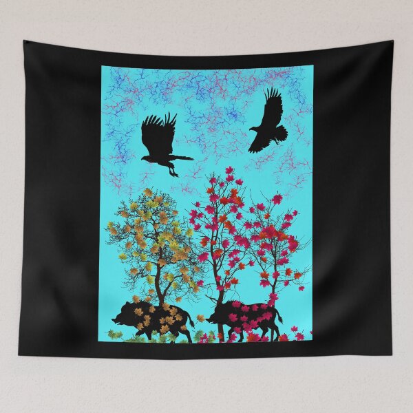 Item preview, Boars and hawks.  designed and sold by interocitore.