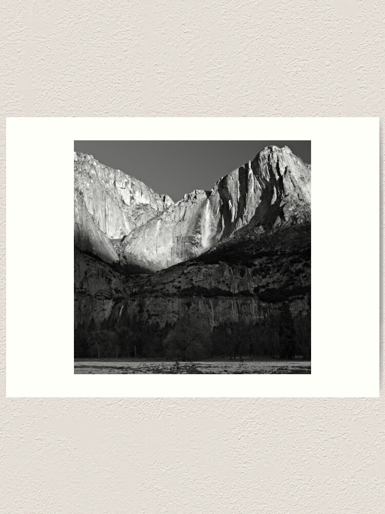 Thumbnail 1 of 3, Art Print, Yosemite Valley Winter Panorama designed and sold by ZanePaxton.