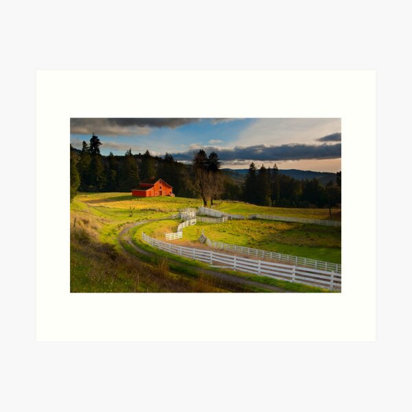Red Barn Art Print