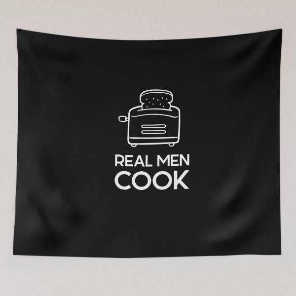 Item preview, Real Men Cook designed and sold by MooonTees.