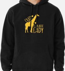 VERRÜCKTE Giraffe-Dame Hoodie