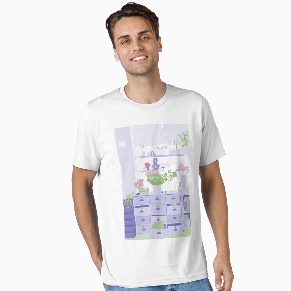 Vista previa del artículo con la obra «Camiseta esencial», diseñado y vendido por paulahurtado.