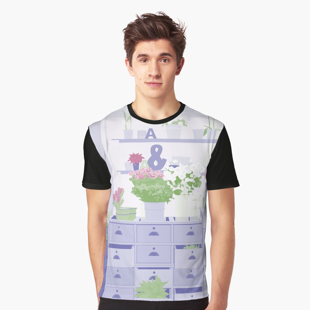 Vista previa del artículo con la obra «Camiseta gráfica», diseñado y vendido por paulahurtado.