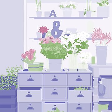 Imagen de la obra Pequeña floristeria de Venecia de Paula Hurtado Arenas