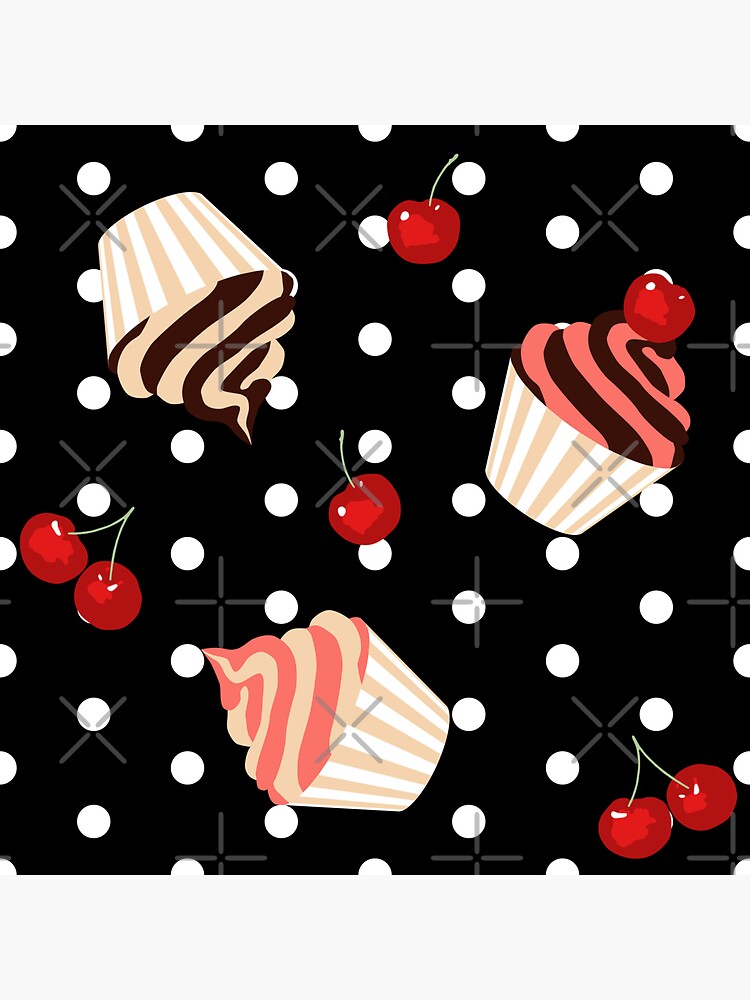 Rockabilly Cherry Cupcakes by nadyanadya