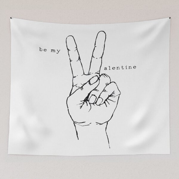 Item preview, BE MY VALENTINE - for Valentine's Day - Black white version for purists designed and sold by HeyK.