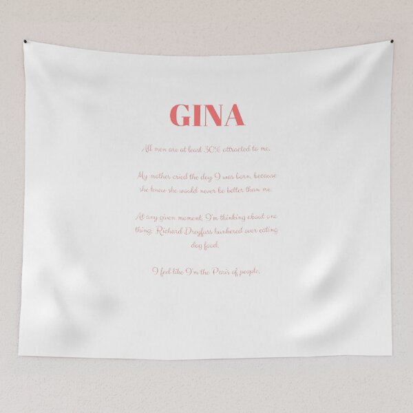 Item preview, b99 gina linetti quotes designed and sold by calamity02.