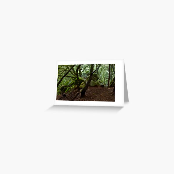 Castle Rock in the Fog Greeting Card
