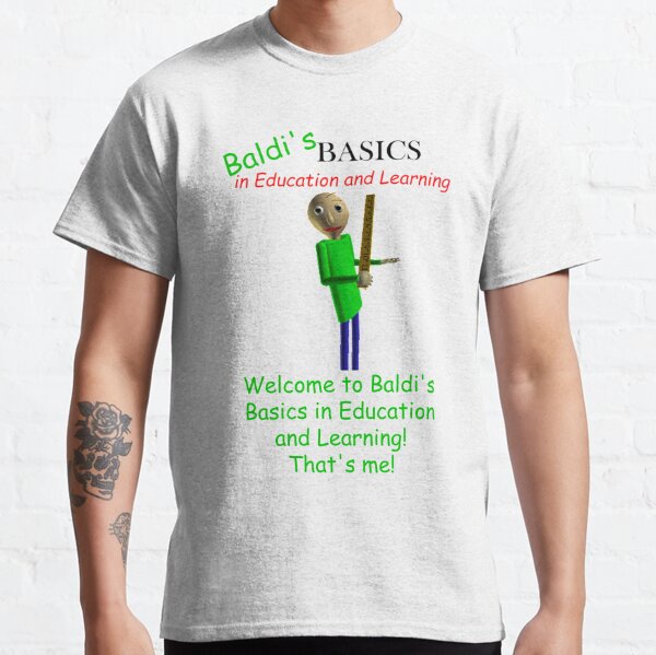 Baldis Basics Gifts Merchandise Redbubble - baldi plays baldis basics in roblox voadam as baldi