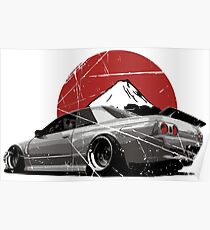 Nissan Skyline R32 Poster