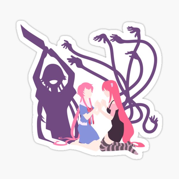 Yuno and Nyuu (Lucy) Sticker
