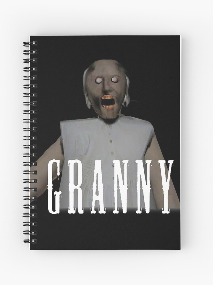 Mobile Horror Game Granny Spiral Notebook