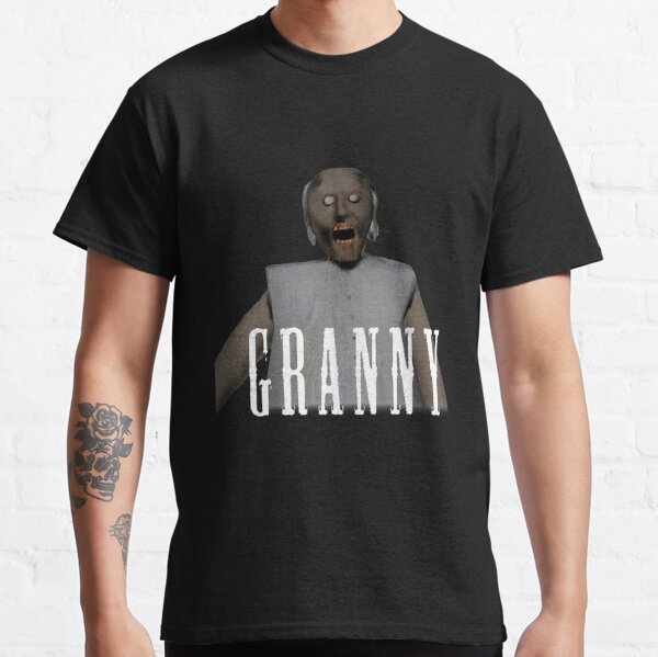 Granny Horror Game T Shirts Redbubble - can we save baldi from jigsaw granny roblox jigsaw granny