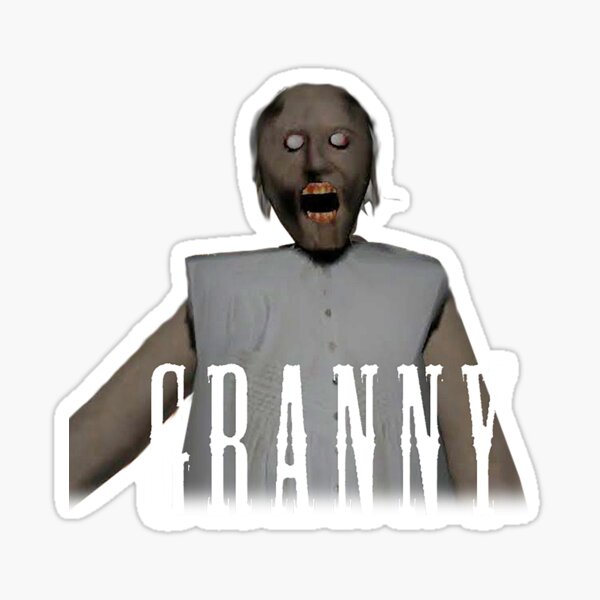 Granny Horror Game Stickers Redbubble - free roblox granny the horror game