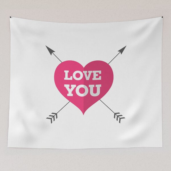 Item preview, Love You Pink Heart Love Valentine's Day designed and sold by livianasgifts.