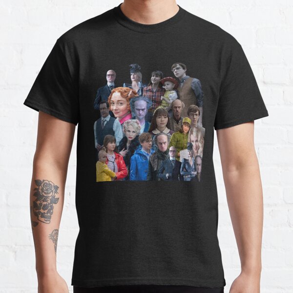 A series of Unfortunate events Mash Up, Packs, Collections, Sets, Montage, Bundle, Collage, Mix, ASOUE season 3 Classic T-Shirt