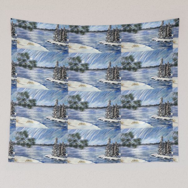 Item preview, Winter at the Lake designed and sold by Fly A Kite Kerr.