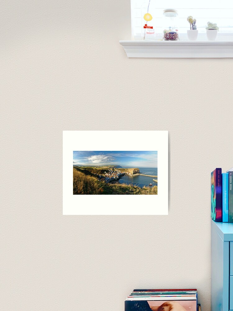 Thumbnail 2 of 3, Art Print, Staithes, North Yorkshire designed and sold by sjbowen.