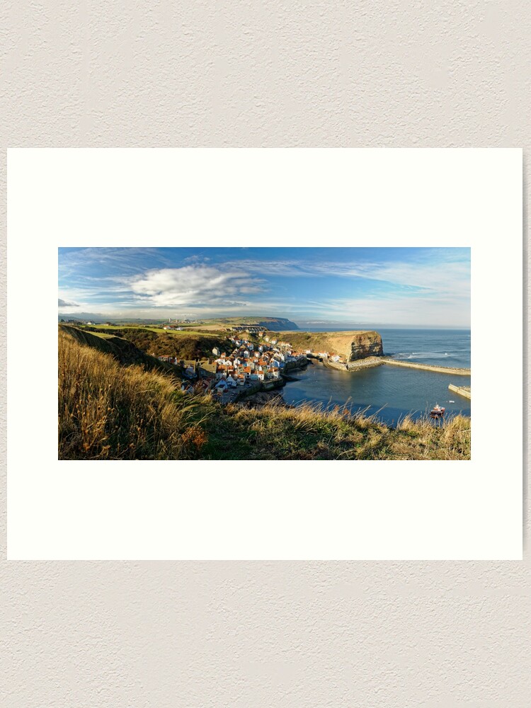 Thumbnail 1 of 3, Art Print, Staithes, North Yorkshire designed and sold by sjbowen.