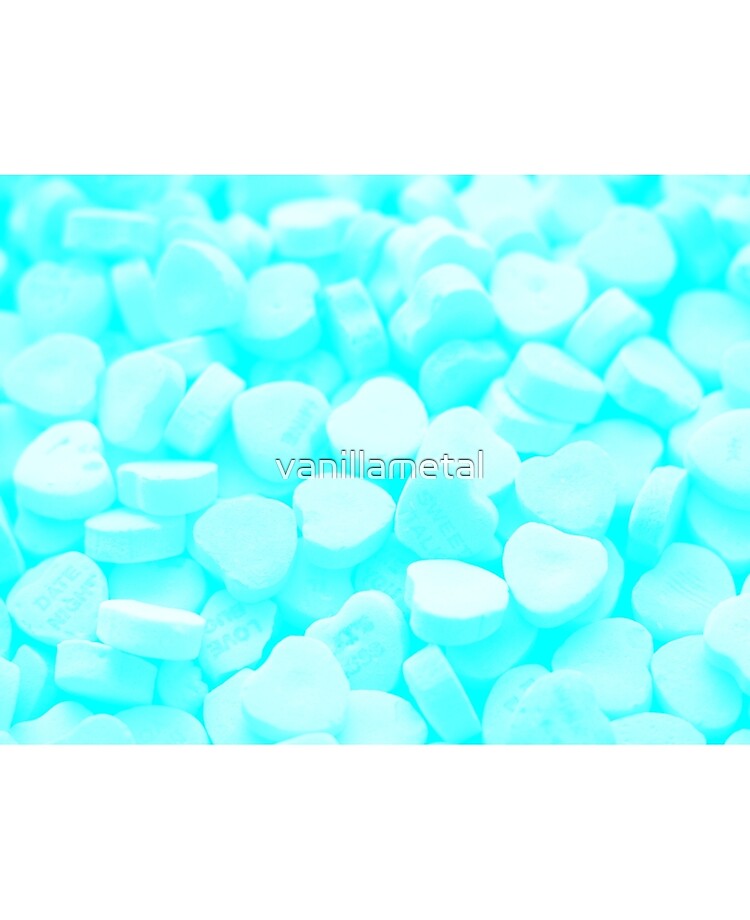 Light Blue Candy Hearts - 35g