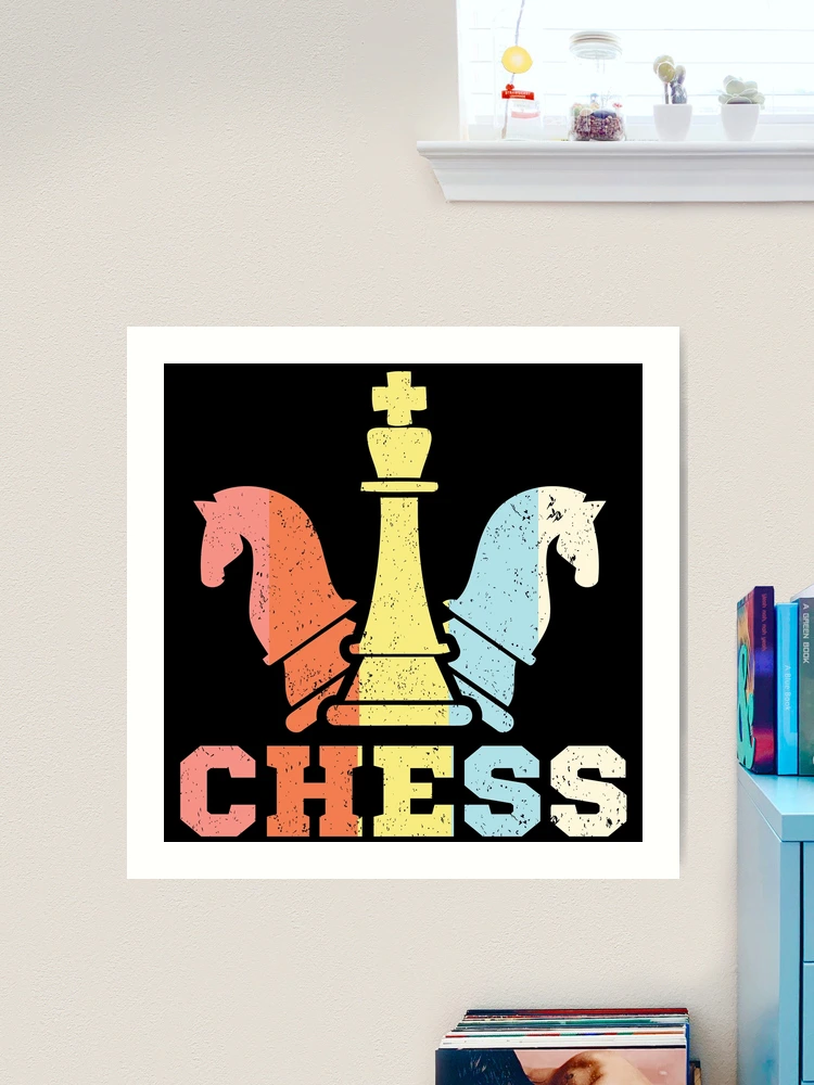 Cool Red Power Pieces Of The Chess Board Art Print by Created Prototype