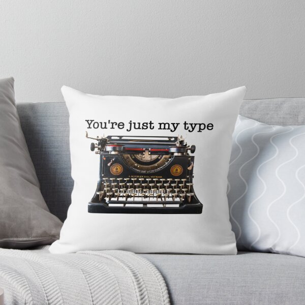 Item preview, Valentine's day gift, just my type, typewriter nostalgic vintage designed and sold by TShirtTiger.