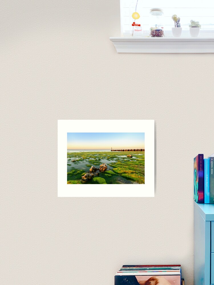 Thumbnail 2 of 3, Art Print, Green Shore, Beeston Regis, North Norfolk Coast designed and sold by sjbowen.
